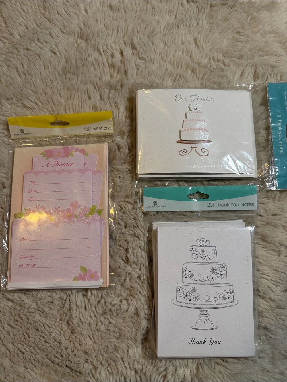 ✨American Greeting Wedding Shower Invitations and Thank You Cards✨
